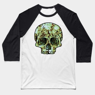 Floral Skull Baseball T-Shirt